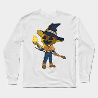 Pumpkin Wizard Long Sleeve T-Shirt